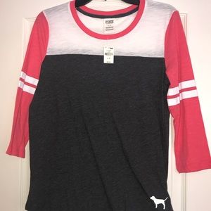 Victoria’s Secret PINK Three Quarter Sleeve Tee